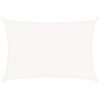 vidaXL Para-sol estilo vela 160 g/m&sup2; 3,5x5 m PEAD branco
