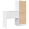 vidaXL Mesa com gaveta 2 pcs Branco
