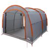 vidaXL Barraca Cinzento e laranja 268 x 240 x 191 cm Poli&eacute;ster
