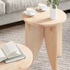 vidaXL Mesa de centro 2 pcs Natural