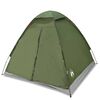 vidaXL Tenda campismo c&uacute;pula p/ 2 pessoas imperme&aacute;vel verde azeitona