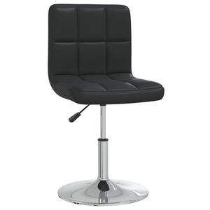 vidaXL Banco de bar couro artificial preto