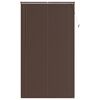 vidaXL Cortina Veneziana Marrom Escuro com Padr&atilde;o 213 x 120 cm PVC