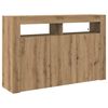 vidaXL Buffet Carvalho Artesanal 116 x 30 x 75 cm Derivados de Madeira