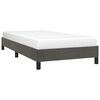 vidaXL Estrutura de cama sem colch&atilde;o 90x190 cm veludo cinzento-escuro