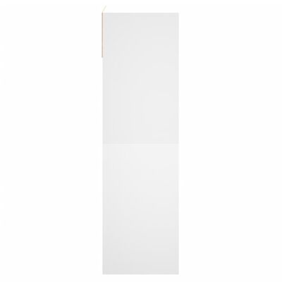 vidaXL Sapateira 60x34x116 cm derivados de madeira branco
