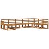 vidaXL Conjunto de Sof&aacute;s para Exterior 8 pcs Natural