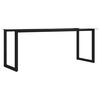 vidaXL Pernas para mesa de jantar estrutura em O 180x80x72 cm