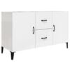 vidaXL Aparador 100x36x60 cm derivados de madeira branco brilhante