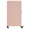 vidaXL Aparador 100,5x39x72 cm aço rosa
