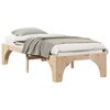 vidaXL Estrutura da Cama Castanho 75 x 190 cm