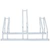 vidaXL Suporte independente para 3 bicicletas aço galvanizado