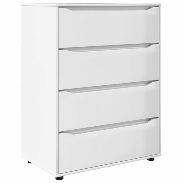 vidaXL Gabinetes de Armazenamento 2 pcs Branco Brilhante