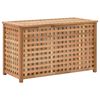 vidaXL Arca p/ roupa suja 77,5x37,5x46,5 cm madeira nogueira maci&ccedil;a