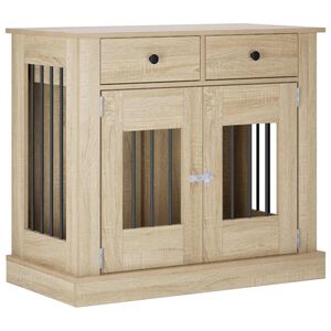 vidaXL M&oacute;vel de caixa de cachorro Carvalho Sonoma 90 x 47,5 x 80 cm