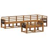 vidaXL Conjunto de Sof&aacute;s para Exterior 8 pcs Natural