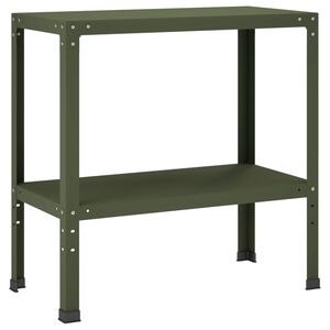 vidaXL Mesa de envasamento 100 x 40 x 80 cm A&ccedil;o revestido a p&oacute;