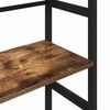 vidaXL Estante Carvalho Defumado 40 x 29,5 x 81 cm Madeira processada