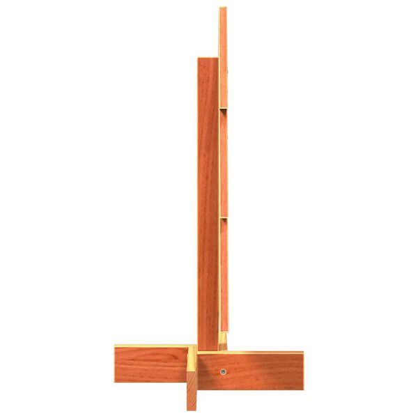 vidaXL Árvore de Natal decorativa 60 cm pinho maciço castanho-mel