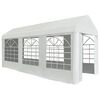 vidaXL Tenda para festas PE 2x5 m branco
