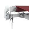 vidaXL Toldo retr&aacute;til manual com luz LED 400x350 cm bord&ocirc;