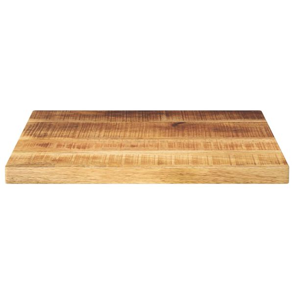 vidaXL Tampo de mesa quadrado 60x60x2,5 cm mangueira &aacute;spera maci&ccedil;a