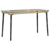 vidaXL Mesa de Jardim Natural 80 x 40 x 45 cm vime PE