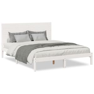 vidaXL Cama extra longa sem colch&atilde;o 140x220 cm madeira maci&ccedil;a