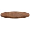vidaXL Tampo de Mesa Castanho escuro Ø 80 x 4 cm