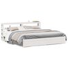 vidaXL Estrutura de cama c/ cabeceira sem colch&atilde;o 180x200 cm branco
