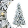 vidaXL &Aacute;rvore de Natal Articulada Artificial Branco 240 cm PE e PVC