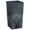 vidaXL Vaso c/ interior remov&iacute;vel 21/49 L + aspeto cimento antracite