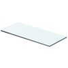 vidaXL Prateleira de vidro 40x12 cm transparente