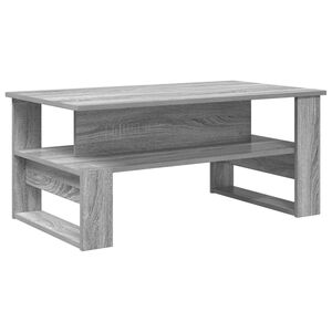 vidaXL Mesa de centro Cinza Sonoma 90 x 50 x 40 cm