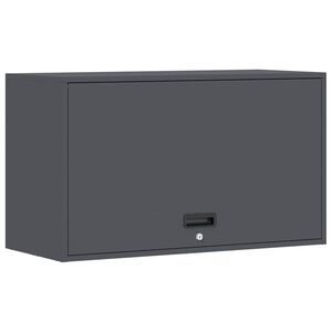 vidaXL Arm&aacute;rio de parede para garage Antracite 90 x 40 x 53 cm