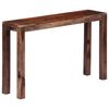vidaXL Mesa consola 120x30x76 cm madeira de ac&aacute;cia maci&ccedil;a cinzento