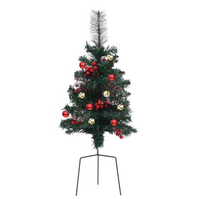 vidaXL Árvores de Natal artificiais de exterior 2 pcs 76 cm PVC