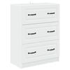 vidaXL Gabinete de Gavetas Branco 66 x 34,5 x 87 cm