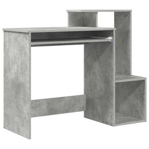 vidaXL Mesa Cinzento 106 x 41 x 88,5 cm Derivados de Madeira