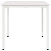 vidaXL Mesa de jantar Branco 80 x 80 x 75 cm