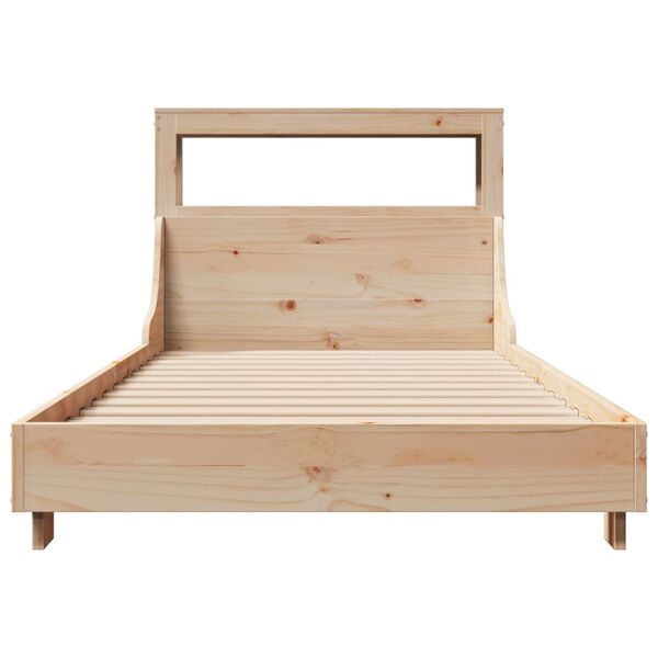 vidaXL Cama sem colch&atilde;o 90x190 cm madeira de pinho maci&ccedil;a