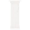vidaXL Suporte de vasos 40x40x90 cm madeira de pinho maciça branco