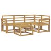 vidaXL Conjunto de Sof&aacute;s para Exterior 5 pcs Branco 59 x 59 x 37 cm