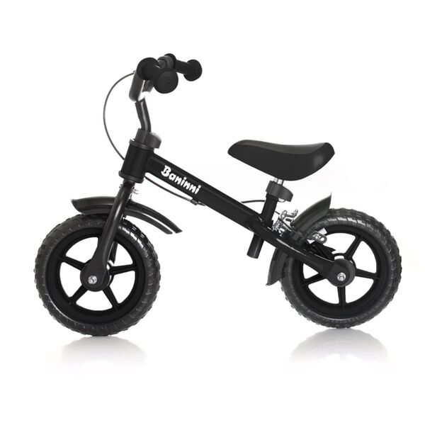 Baninni Bicicleta de equil&iacute;brio Wheely preto BNFK012-BK