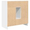 vidaXL Aparador c/ gavetas e portas 70,5x34x74,5 cm branco