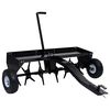 vidaXL Arejador de relvado para cortador de relva 102 cm