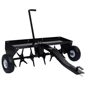 vidaXL Arejador de relvado para cortador de relva 102 cm