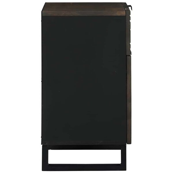 vidaXL Arm&aacute;rio de Cabeceira com gaveta Nogueira 50 x 33 x 60 cm