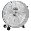 vidaXL Ventilador de tambor com roda Prateado 79 x 37 x 82 cm Alum&iacute;nio