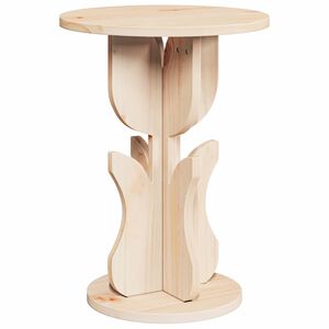 vidaXL Mesa de centro Natural 39,5 x 39,5 x 53,5 cm